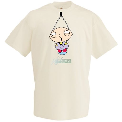 Stewie baby babahordozóban férfi rövid ujjú póló