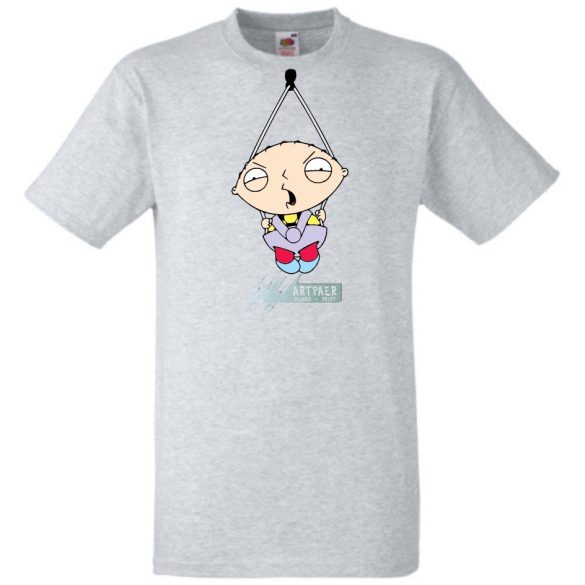 Stewie baby babahordozóban férfi rövid ujjú póló