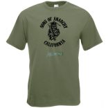 Kemény motorosok California - SOA férfi rövid ujjú póló