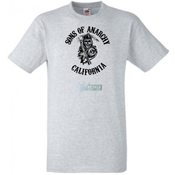 Kemény motorosok California - SOA férfi rövid ujjú póló