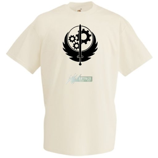 Kard és fogaskerék férfi rövid ujjú póló