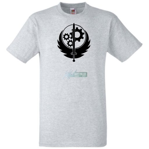 Kard és fogaskerék férfi rövid ujjú póló