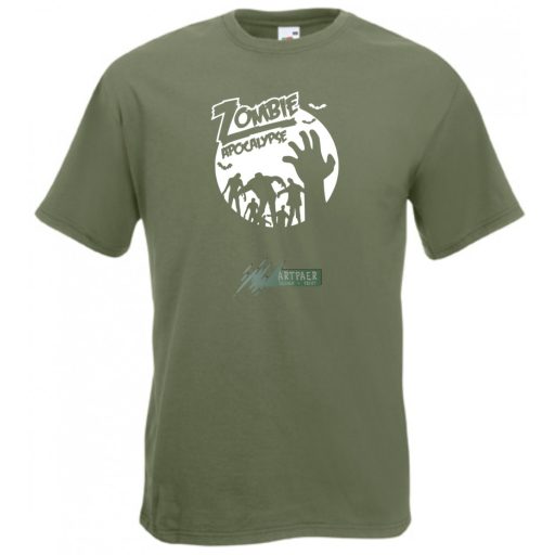 Zombie Apocalypse férfi rövid ujjú póló