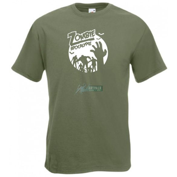 Zombie Apocalypse férfi rövid ujjú póló