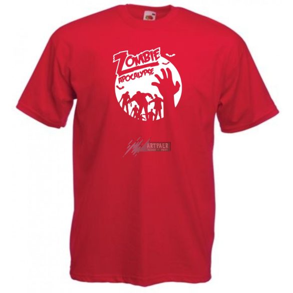 Zombie Apocalypse férfi rövid ujjú póló