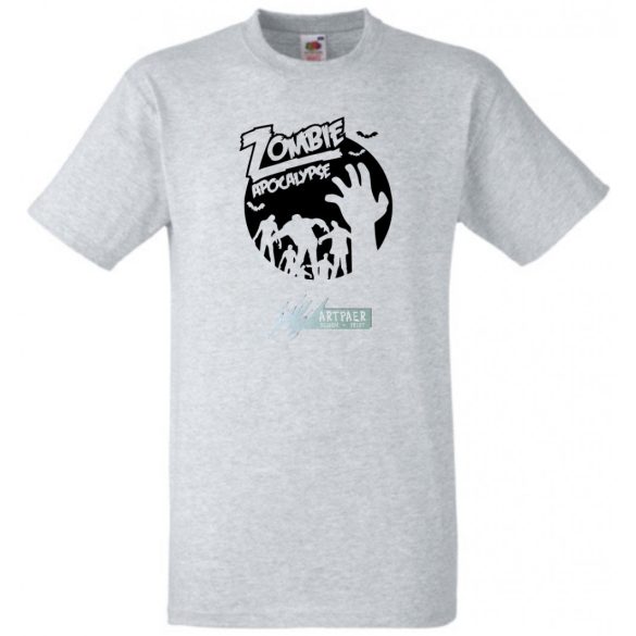Zombie Apocalypse férfi rövid ujjú póló