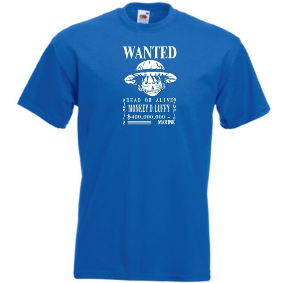 Anime - D Luffy férfi rövid ujjú póló