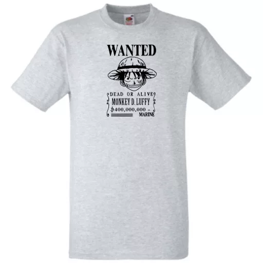 Anime - D Luffy férfi rövid ujjú póló
