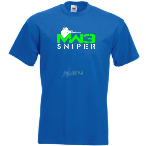 Mesterlövész MW3 férfi rövid ujjú póló