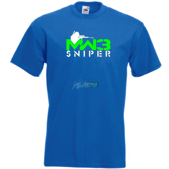 Mesterlövész MW3 férfi rövid ujjú póló