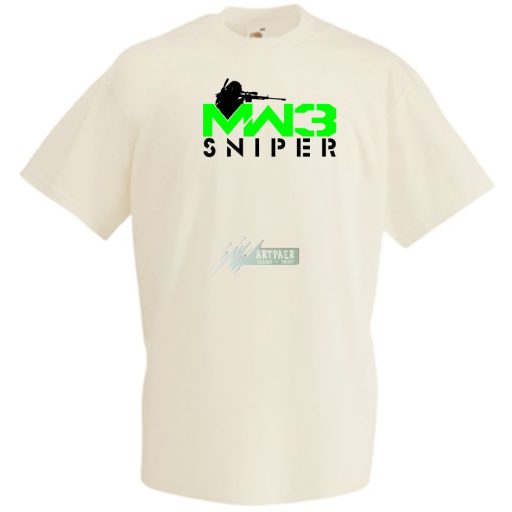 Mesterlövész MW3 férfi rövid ujjú póló