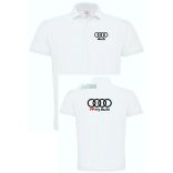 I Love My Audi Autó fan galléros férfi póló