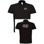I Love My Audi Autó fan galléros férfi póló