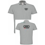 I Love My Audi Autó fan galléros férfi póló