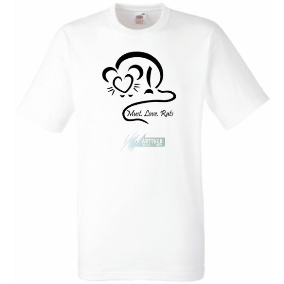 Must Love Rats férfi rövid ujjú póló