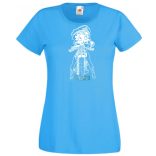 Betty Boop Wild One Motoros női rövid ujjú póló