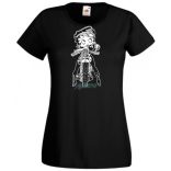 Betty Boop Wild One Motoros női rövid ujjú póló