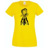 Betty Boop Wild One Motoros női rövid ujjú póló