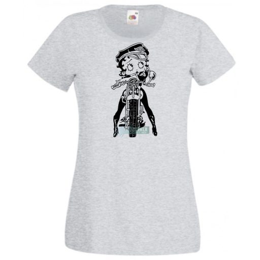Betty Boop Wild One Motoros női rövid ujjú póló
