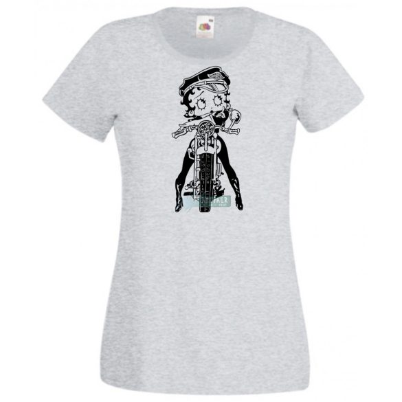 Betty Boop Wild One Motoros női rövid ujjú póló