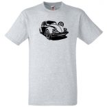 Autó fan Volkswagen Bogár férfi rövid ujjú póló