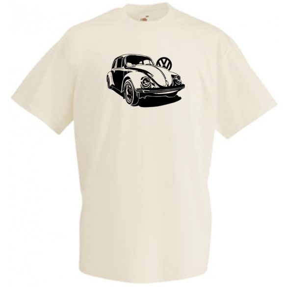 Autó fan Volkswagen Bogár férfi rövid ujjú póló