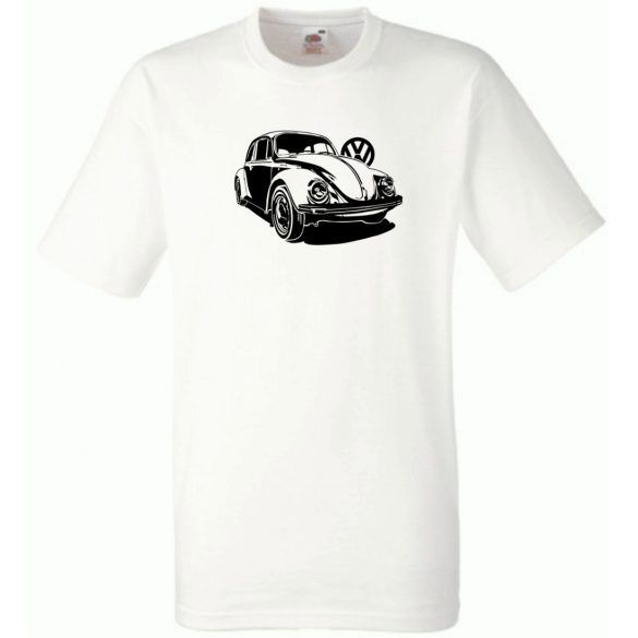 Autó fan Volkswagen Bogár férfi rövid ujjú póló