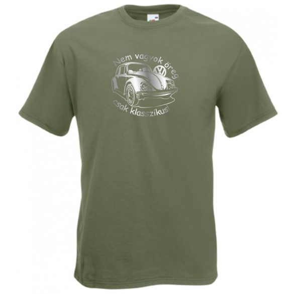 Nem vagyok öreg csak klasszikus! Volkswagen Bogár férfi rövid ujjú póló