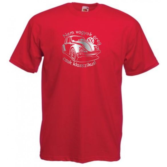 Nem vagyok öreg csak klasszikus! Volkswagen Bogár férfi rövid ujjú póló