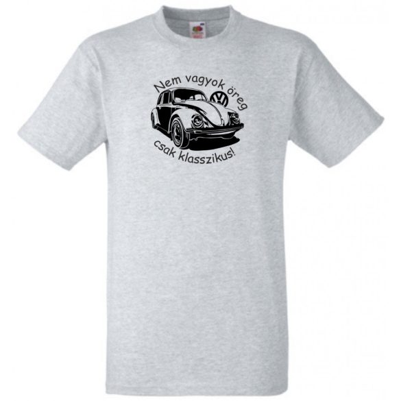 Nem vagyok öreg csak klasszikus! Volkswagen Bogár férfi rövid ujjú póló