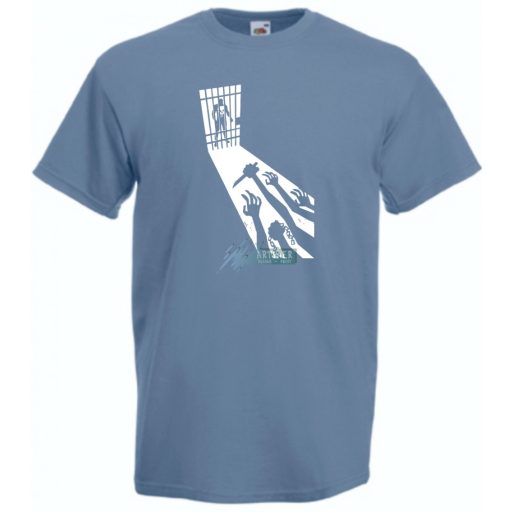 A büntető szuperhős férfi rövid ujjú póló