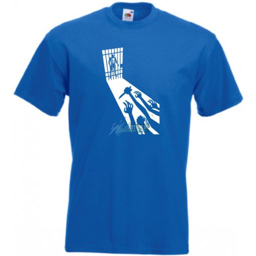 A büntető szuperhős férfi rövid ujjú póló