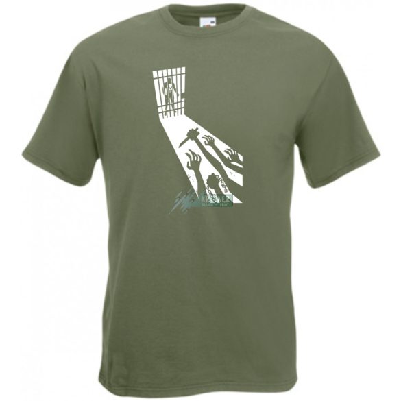 A büntető szuperhős férfi rövid ujjú póló