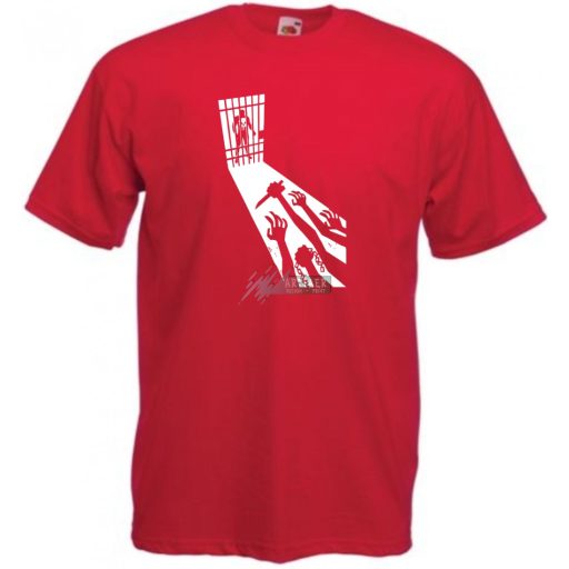 A büntető szuperhős férfi rövid ujjú póló