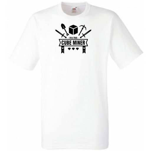 Cube Miner - Minecraft stílus gyerek rövid ujjú póló