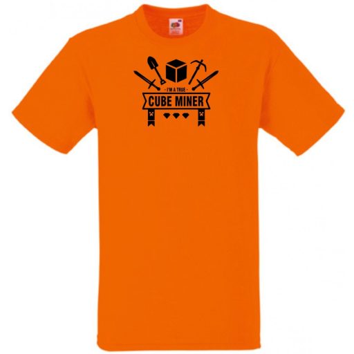 Cube Miner - Minecraft stílus gyerek rövid ujjú póló