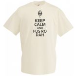 Keep Calm Skyrim férfi rövid ujjú póló