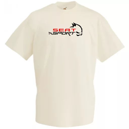 Autó fan Seat Sport férfi rövid ujjú póló