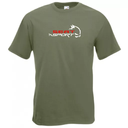 Autó fan Seat Sport férfi rövid ujjú póló