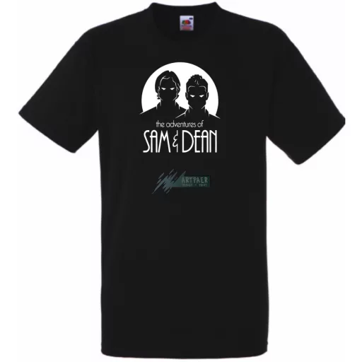 Sam & Dean férfi rövid ujjú póló