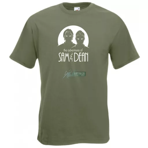 Sam & Dean férfi rövid ujjú póló
