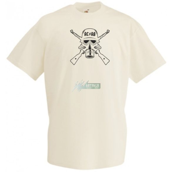 A C A B - AC DC Style férfi rövid ujjú póló