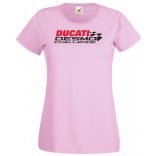 Motor fan Ducati Desmo minima női rövid ujjú póló