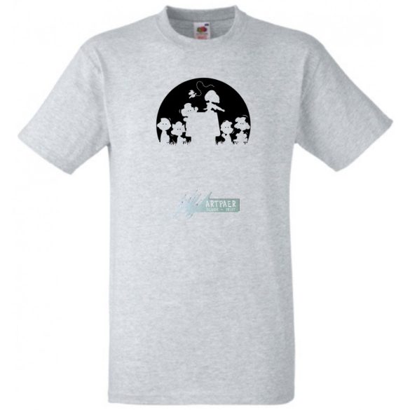 Zombie Snoopy férfi rövid ujjú póló