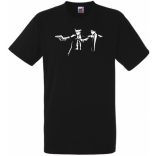 Anime Pulpfiction férfi rövid ujjú póló