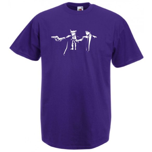 Anime Pulpfiction férfi rövid ujjú póló