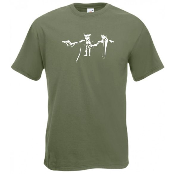 Anime Pulpfiction férfi rövid ujjú póló