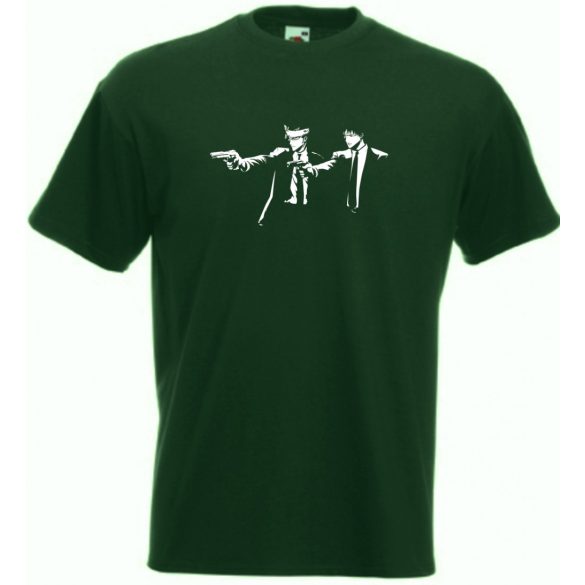 Anime Pulpfiction férfi rövid ujjú póló