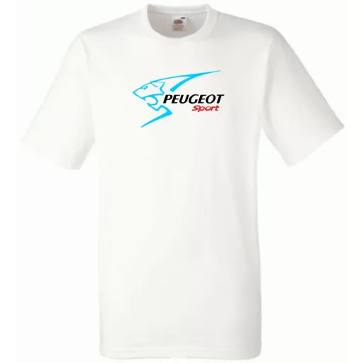 Autó fan Peugeot Sport Lion férfi rövid ujjú póló