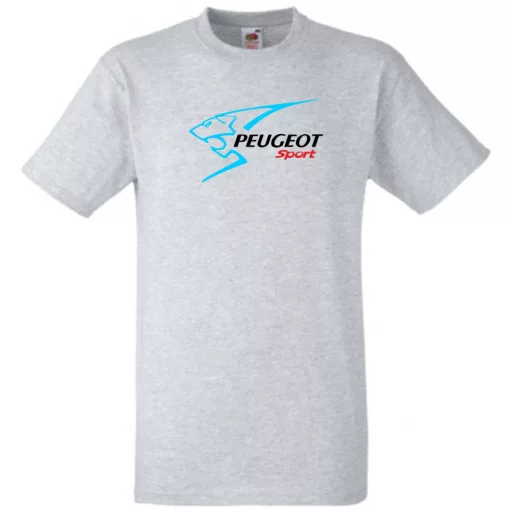 Autó fan Peugeot Sport Lion férfi rövid ujjú póló